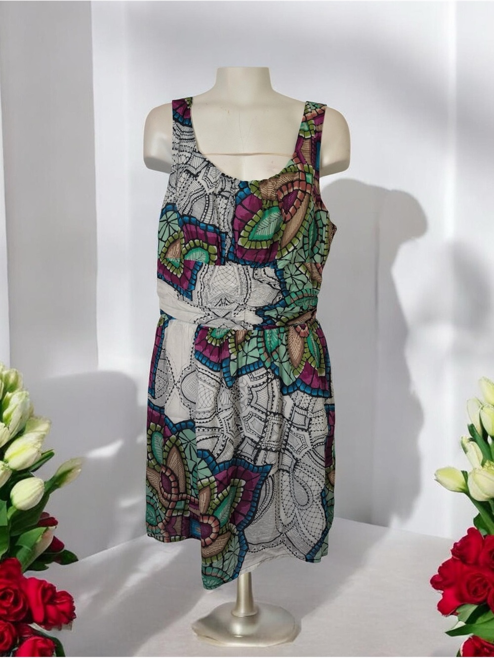 💐Papillon Multi-Color Dress – Size Large
💐